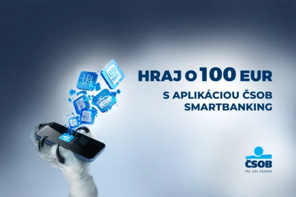 Hraj o 100 Eur s aplikáciou ČSOB SmartBanking