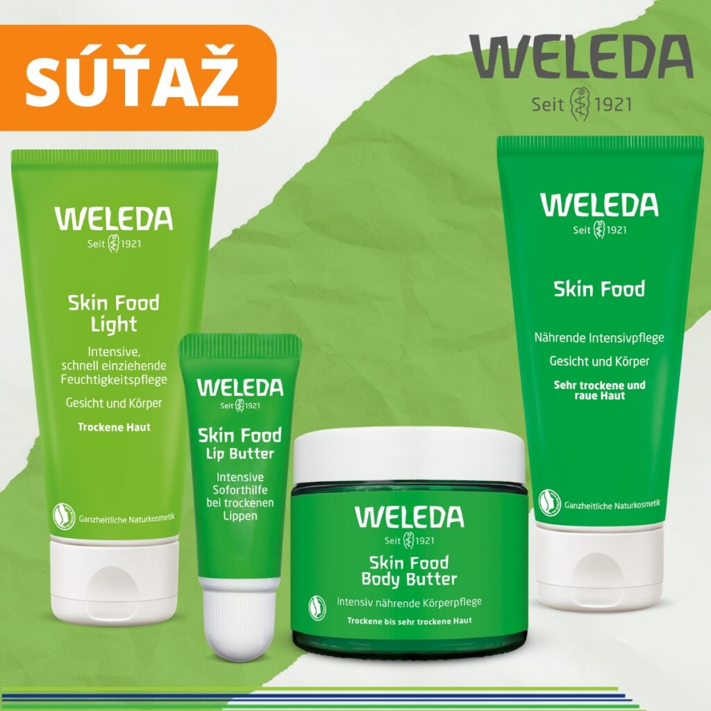 Súťaž o 2 balíčky Weleda Skin Food