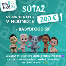 Súťaž o nákup v hodnote 200 € v eshope Babybfood.sk