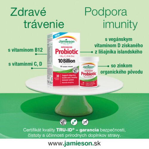 Súťaž o výživový doplnok Jamieson ADVANCED PROBIOTIC