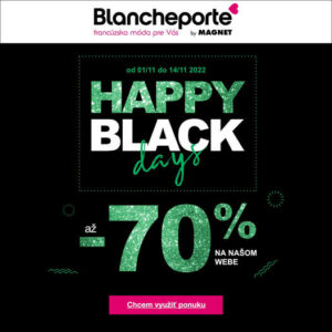 HAPPY BLACK days až -70%