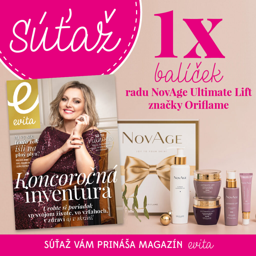 Súťaž o celú radu Novage Ultimate Lift značky Oriflame