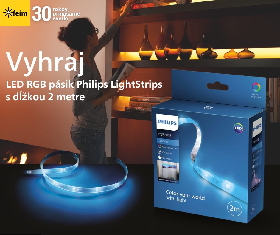 Súťaž o flexibilný LED pásik od značky Philips