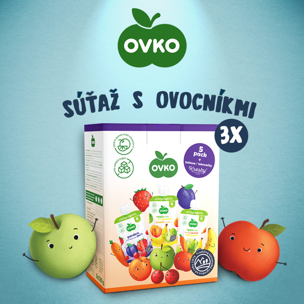 Súťaž o multipack zdravej detskej výživy OVKO OVKO