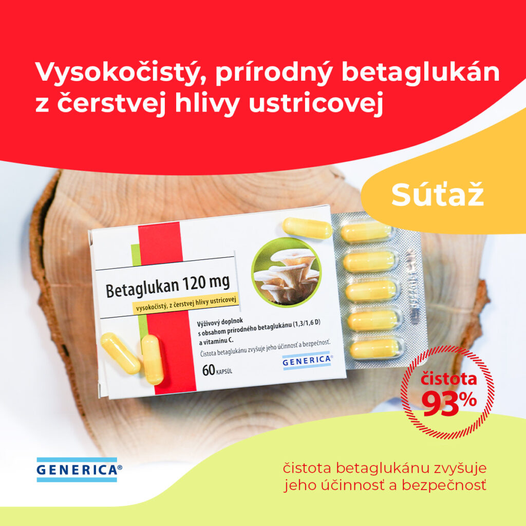 Súťaž o novinku Betaglukan 120 mg