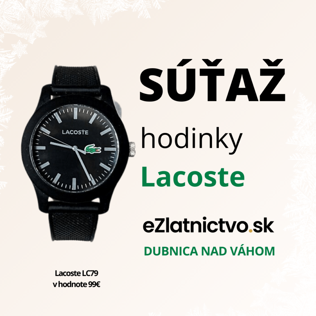 Súťaž o hodinky La Coste