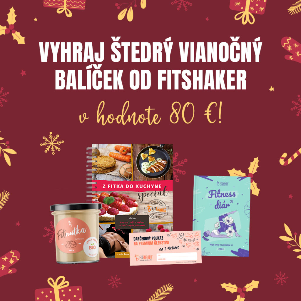 Vyhraj štedrý vianočný balíček od Fitshaker v hodnote 80€