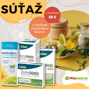 Súťaž o balíček homeopatických produktov značky Boiron