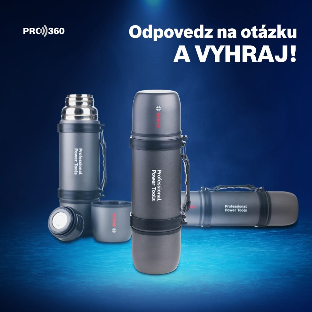 Súťaž o termofľaše od Bosch Professional