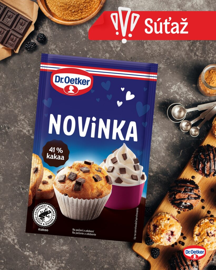 Súťaž o balíček produktov Dr.Oetker