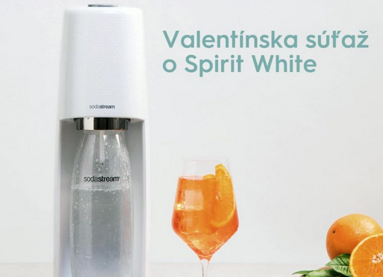 Súťaž o prístroj SodaStream White