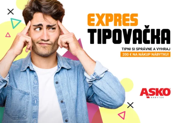 Expres Tipovačka – hraj o 200 Eur na nákup nábytku