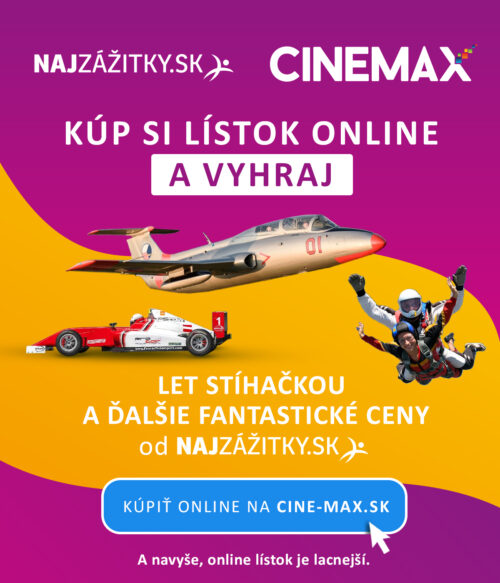 Kúp si lístok do CINEMAX ONLINE a vyhraj let stíhačkou