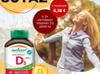 Súťaž o výživový doplnok Jamieson s obsahom vitamínu D3