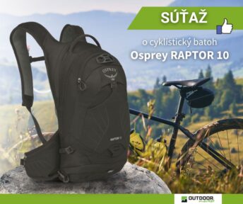 Súťaž o cyklistický batoh Osprey Raptor 10