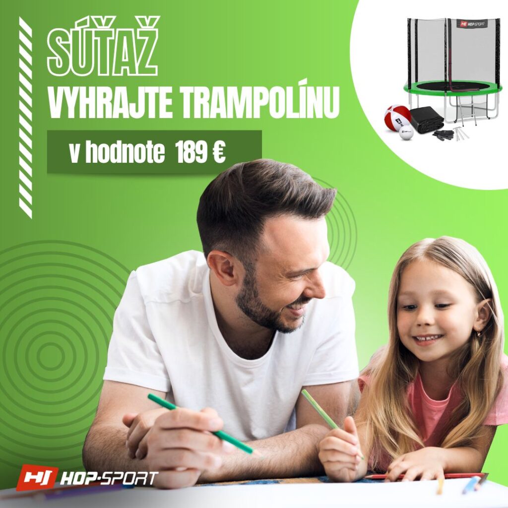 Súťaž o trampolínu v hodnote 189€