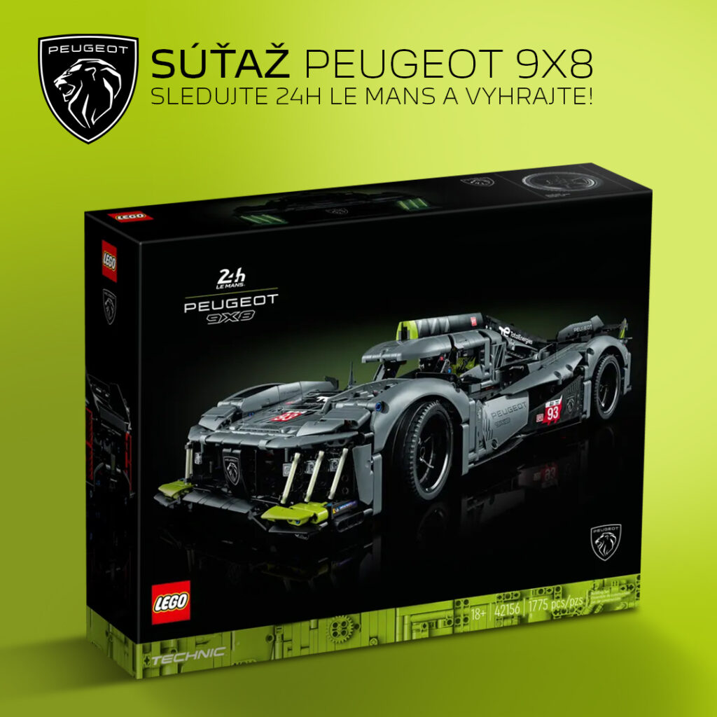 Súťaž o limitovanú edíciu LEGO PEUGEOT 9X8