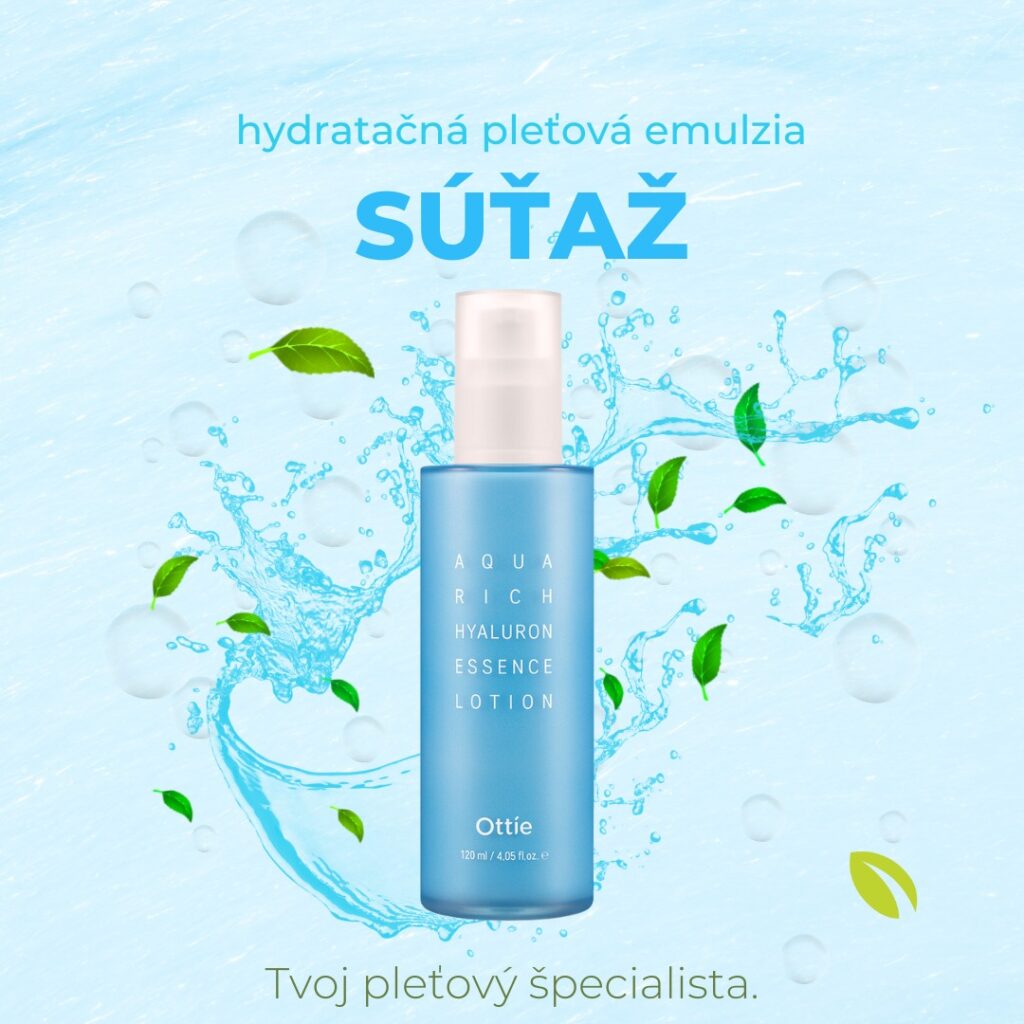 Súťaž o hydratačnú pleťovú emulziu Aqua Rich Hyaluron Essence Lotion