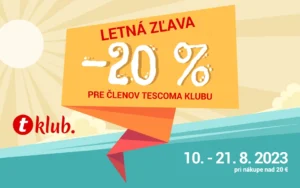 Letná zľava -20 % pre členov Tescoma klubu