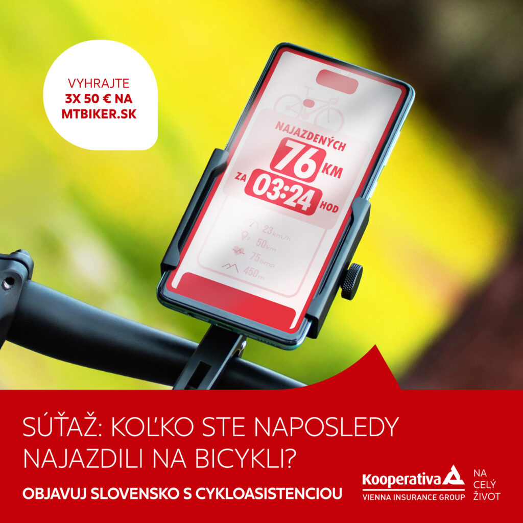 Súťaž o 3x 50€ poukážku na nákup v cyklistickom e-shope MTBiker.sk