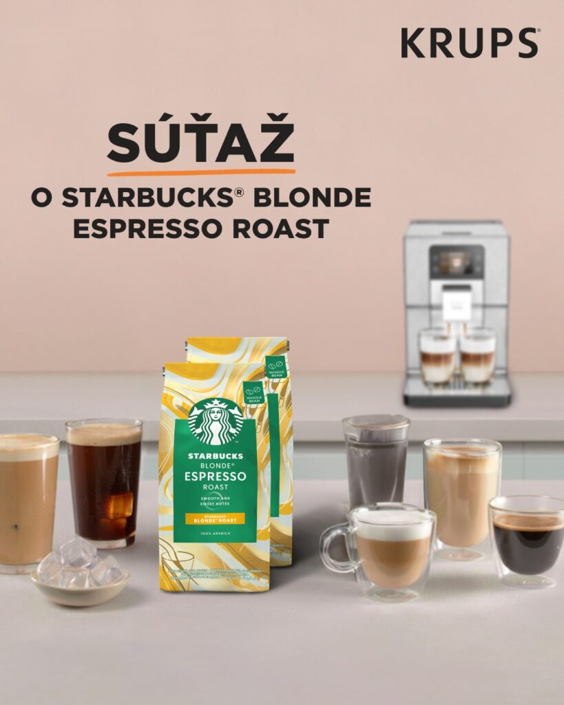 Súťaž o dva balíčky kávy Starbucks® Blonde Espresso Roast