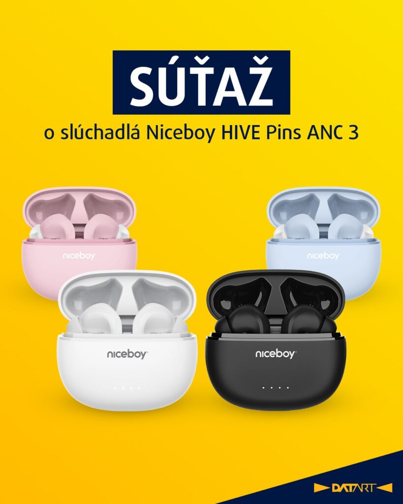 Súťaž o slúchadlá Niceboy HIVE Pins ANC 3