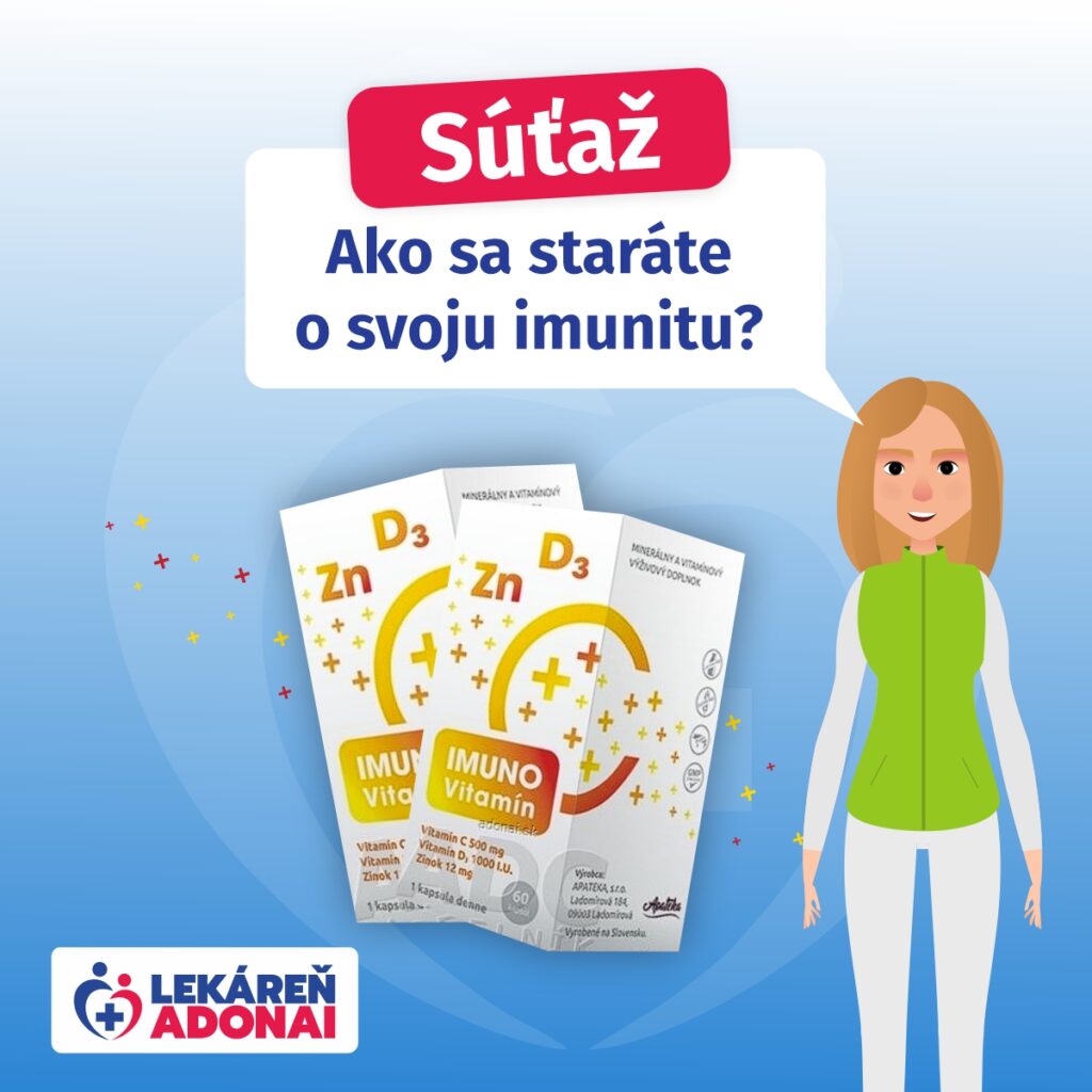 Súťaž o balenie IMUNO Vitamín - Apateka