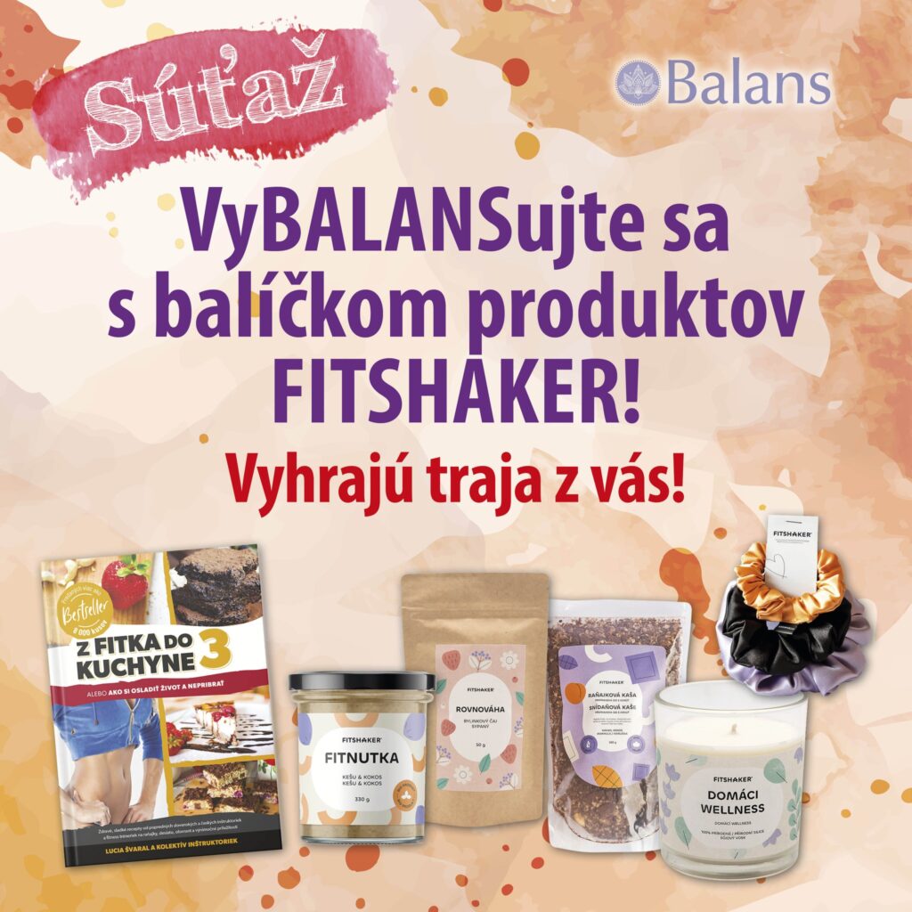 VyBALANSujte sa s balíčkom produktov FITSHAKER