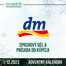 Adventný kalendár plný odmien od OC Dubeň Žilina