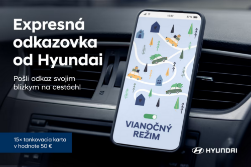 Hyundai – pošli odkaz do auta a hraj o 50 Eur na tankovanie