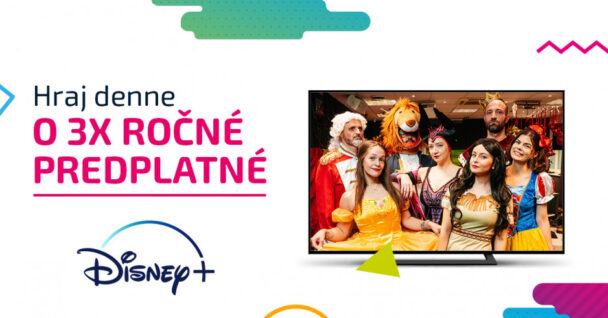 Súťaž o 15x ročné predplatné Disney+