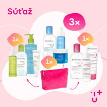 Súťaž o 3 balíčky Bioderma + kozmetická taštička