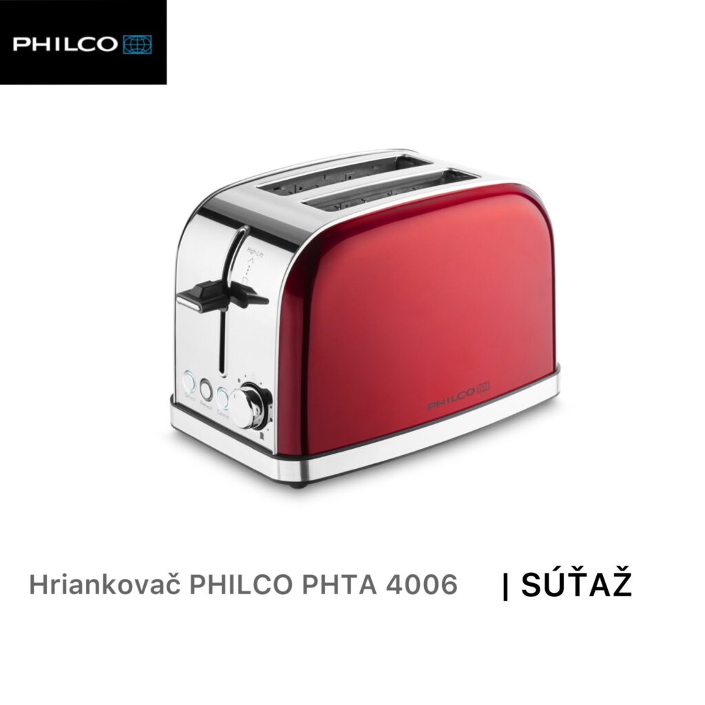 Súťaž o hriankovač Philco PHTA 4006