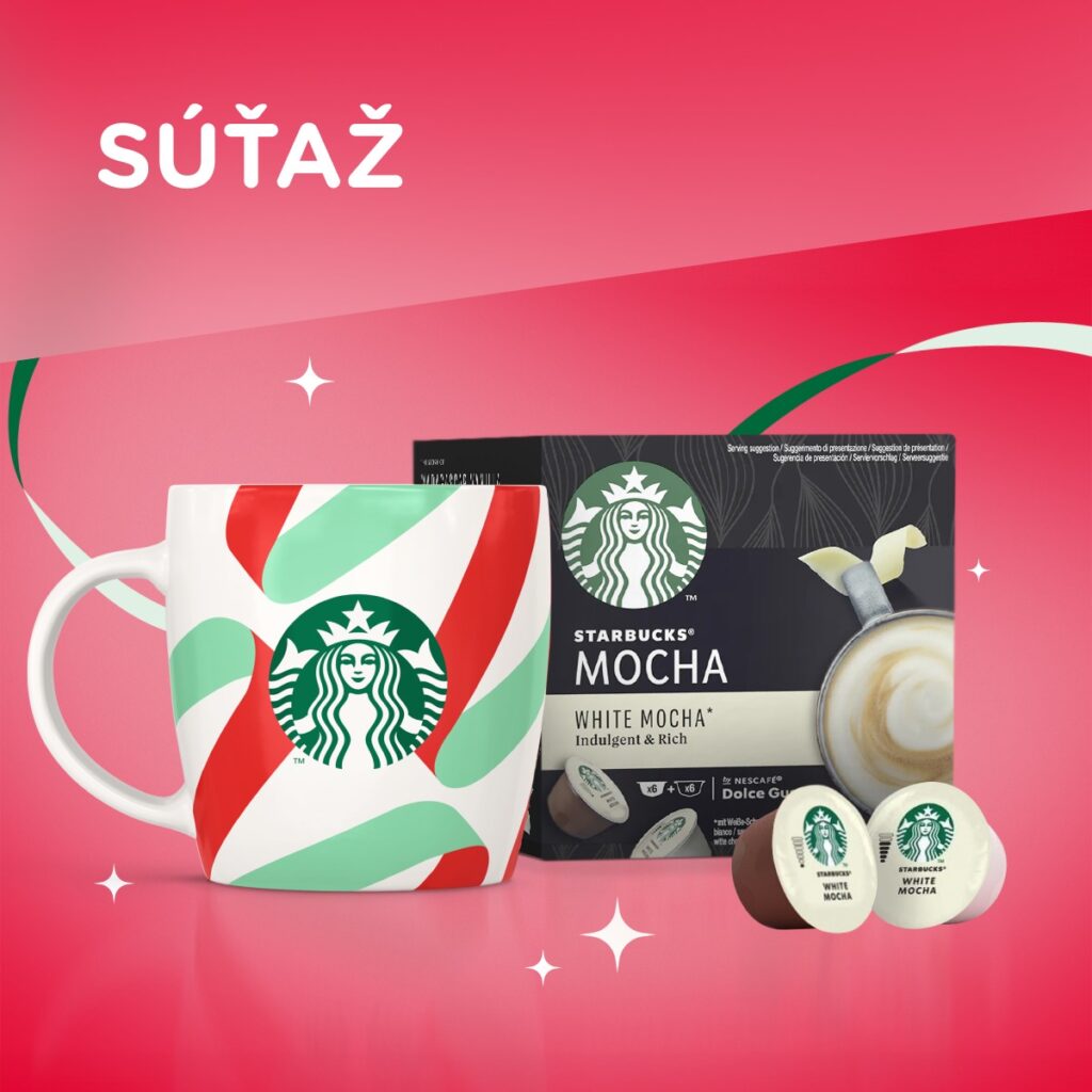 Súťaž o vianočný hrnček Starbucks a kávu Starbucks White Moch