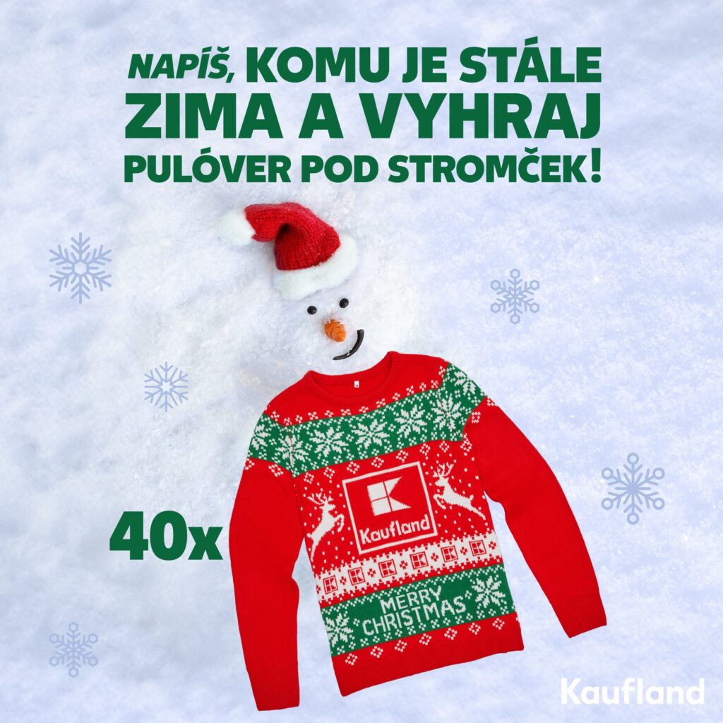 Súťaž o vianočný pulóver Kaufland