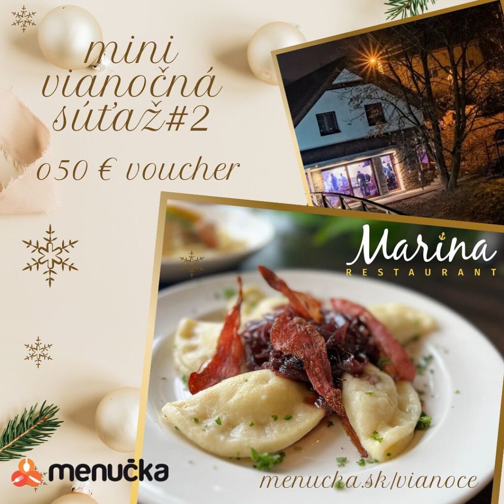 Vyhrajte 50 € voucher do reštaurácie Marína v Žiline