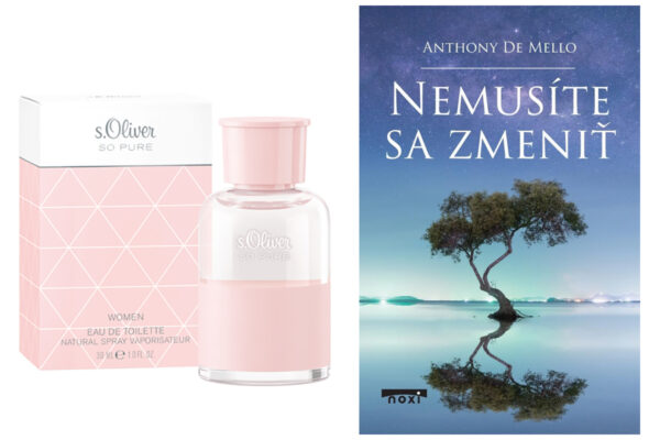 Súťaž o s.Oliver SO PURE EDP 30ml a knihu Nemusíte sa zmeniť