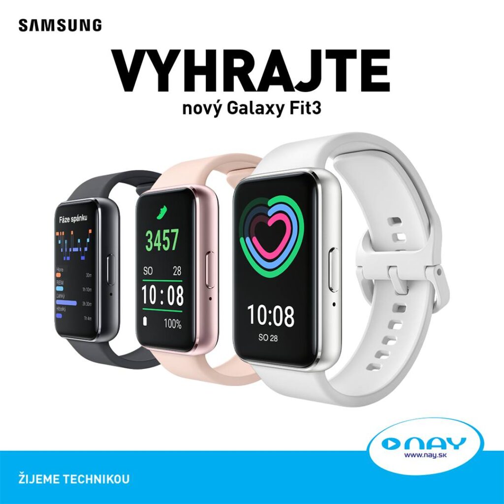 Vyhrajte nový Samsung Galaxy Fit3