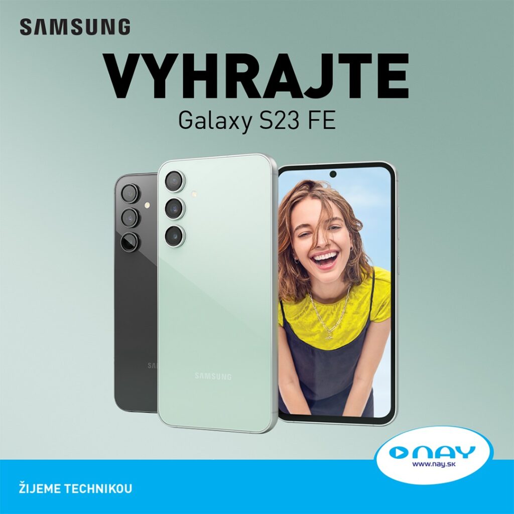 Súťažte a vyhrajte Samsung Galaxy S23 FE