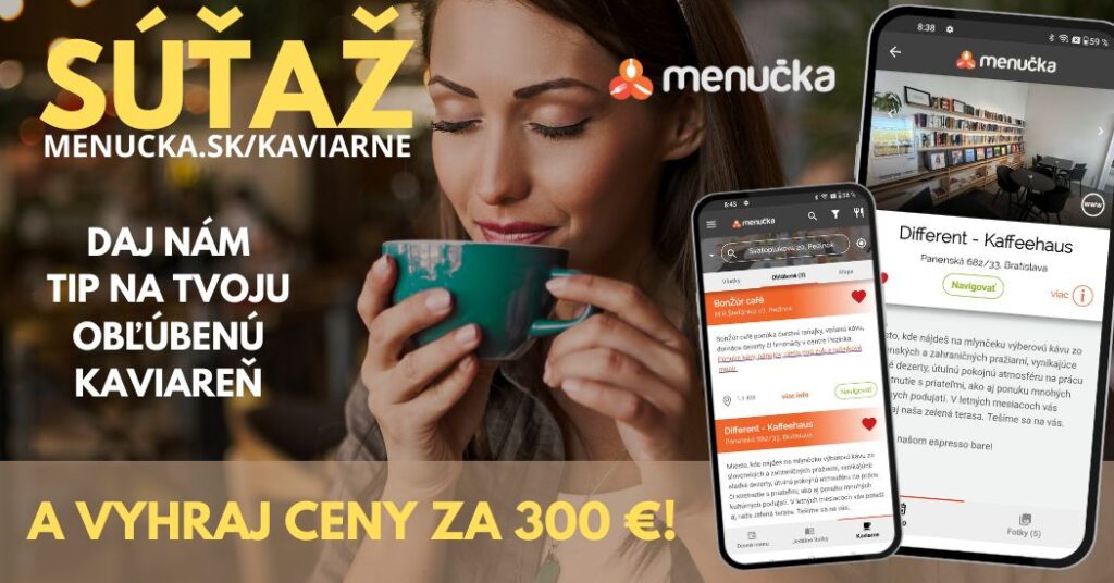 Súťaž o 5 x 30 € vouchery a 5 x 30 € balíčky výberovej kávy