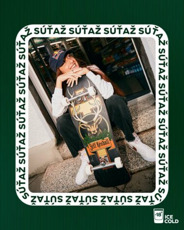 Súťaž o limitovanú edíciu skateboardu Jägermeister x Santa Cruz