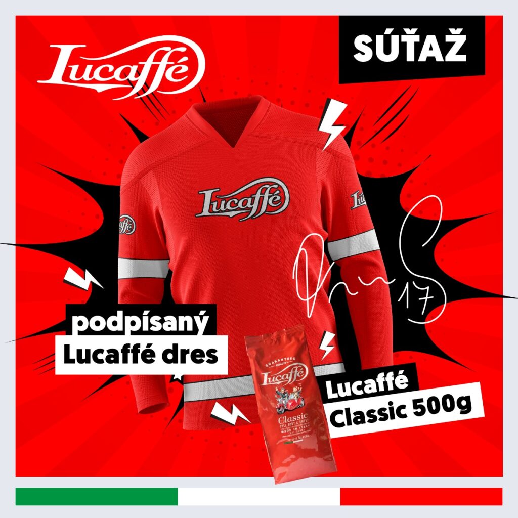 Vyhraj Lucaffé podpísaný dres + balenie Lucaffé Classic 500g