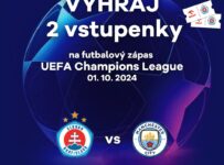 Súťaž o exkluzívne vstupenky na futbalový zápas ŠK Slovan Bratislava a Manchester City