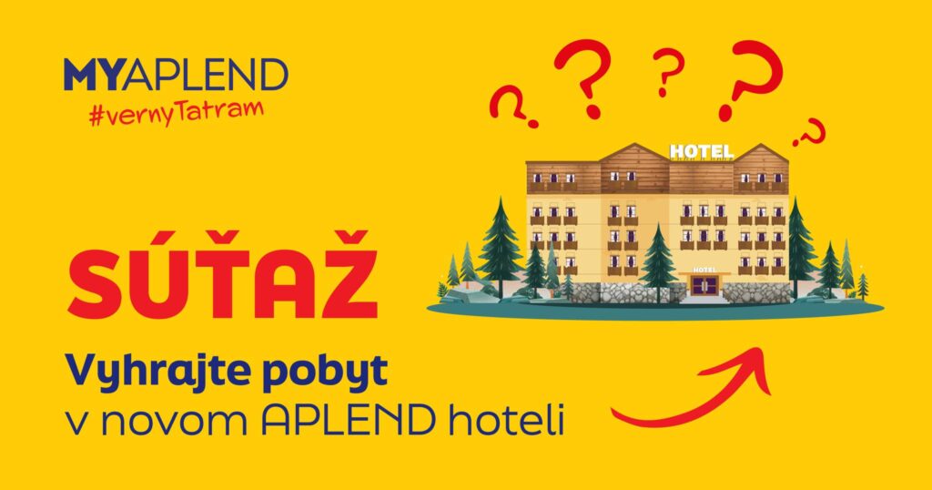 Súťaž o pobyt v novom hoteli APLEND pre 2 osoby s raňajkami a wellness