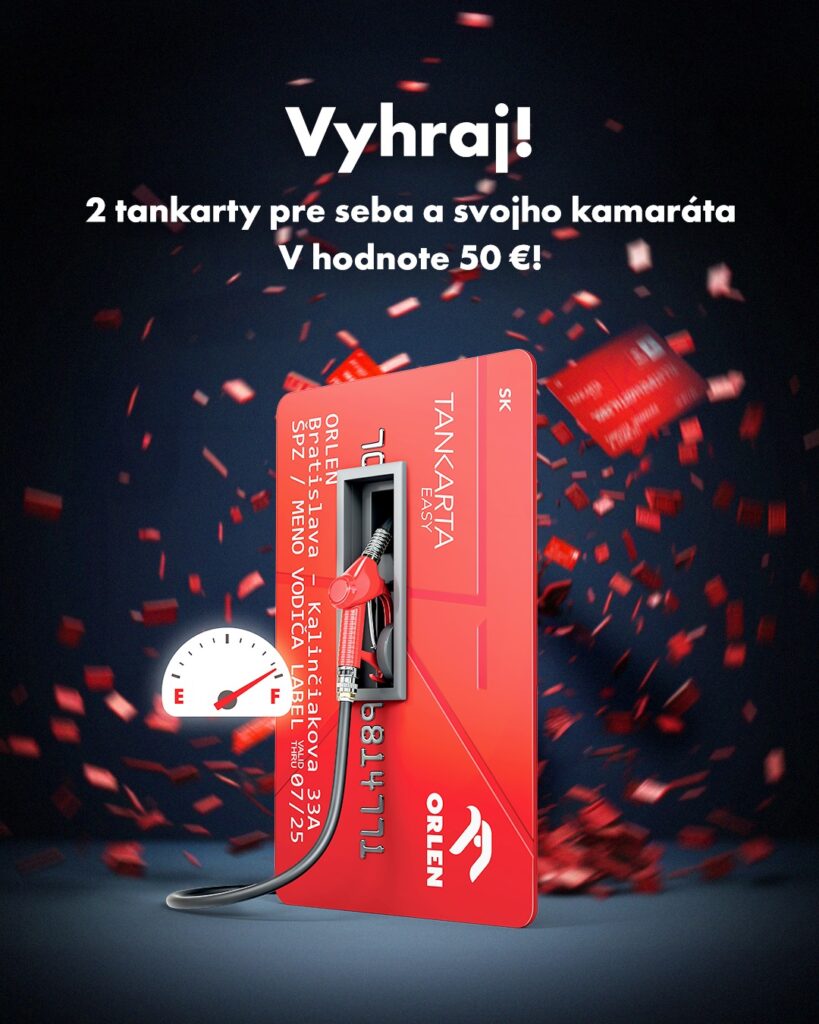 Vyhraj 2 TANKARTY pre seba a svojho kamaráta v hodnote 50 €