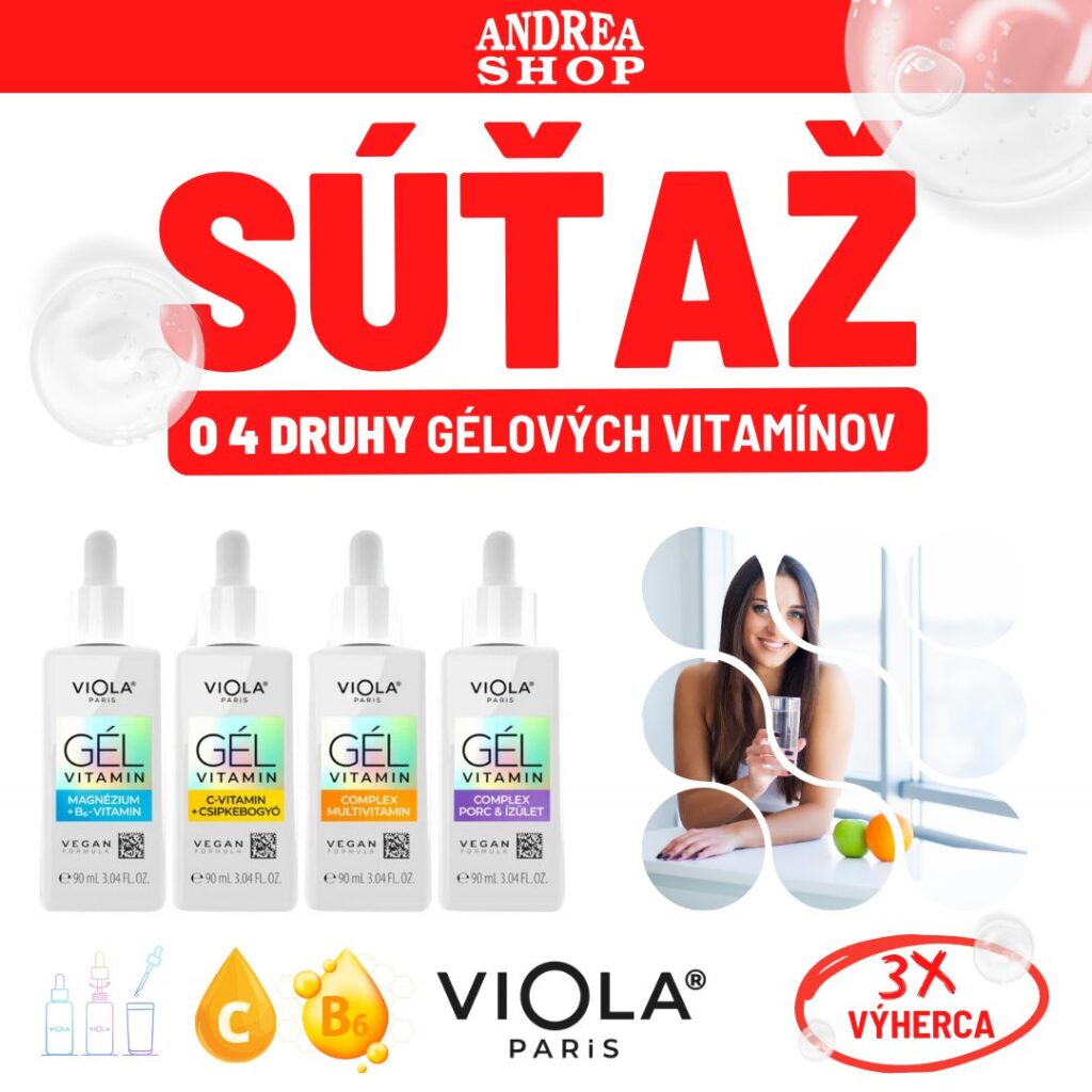 Vyhrajte 3 x 4 druhy Viola® Paris gélových vitamínov