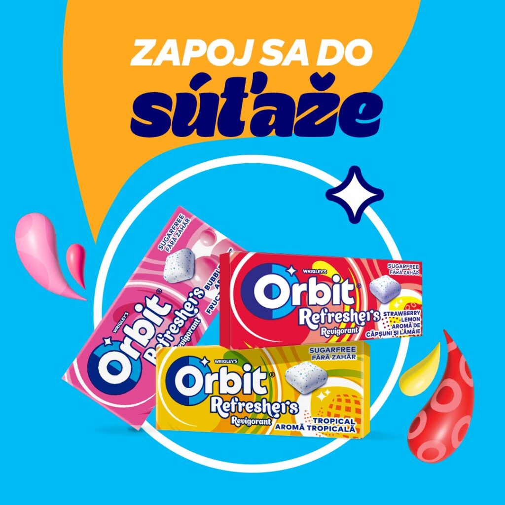 Vyhrajte mesačnú zásobu Orbit Refreshers