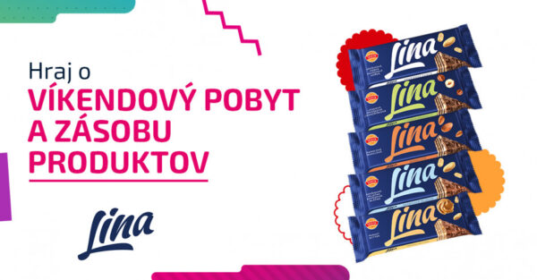 Hraj o All inclusive víkendový pobyt pre 2 osoby a zásobu produktov Lina od Sedity