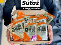 Súťaž o 11 balení 30 g proteínu od Extrifitu v rôznych príchutiach