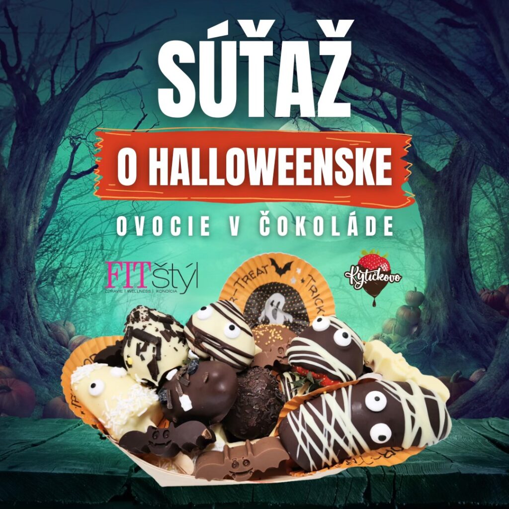 Súťaž o Halloweenske ovocie v čokoláde v hodnote 40€